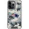 NFL New England Patriots Camo iPhone 16 Pro Clear Case